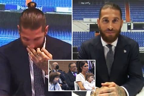 Sergio Ramos breaks down in tears in emotional goodbye to Real。